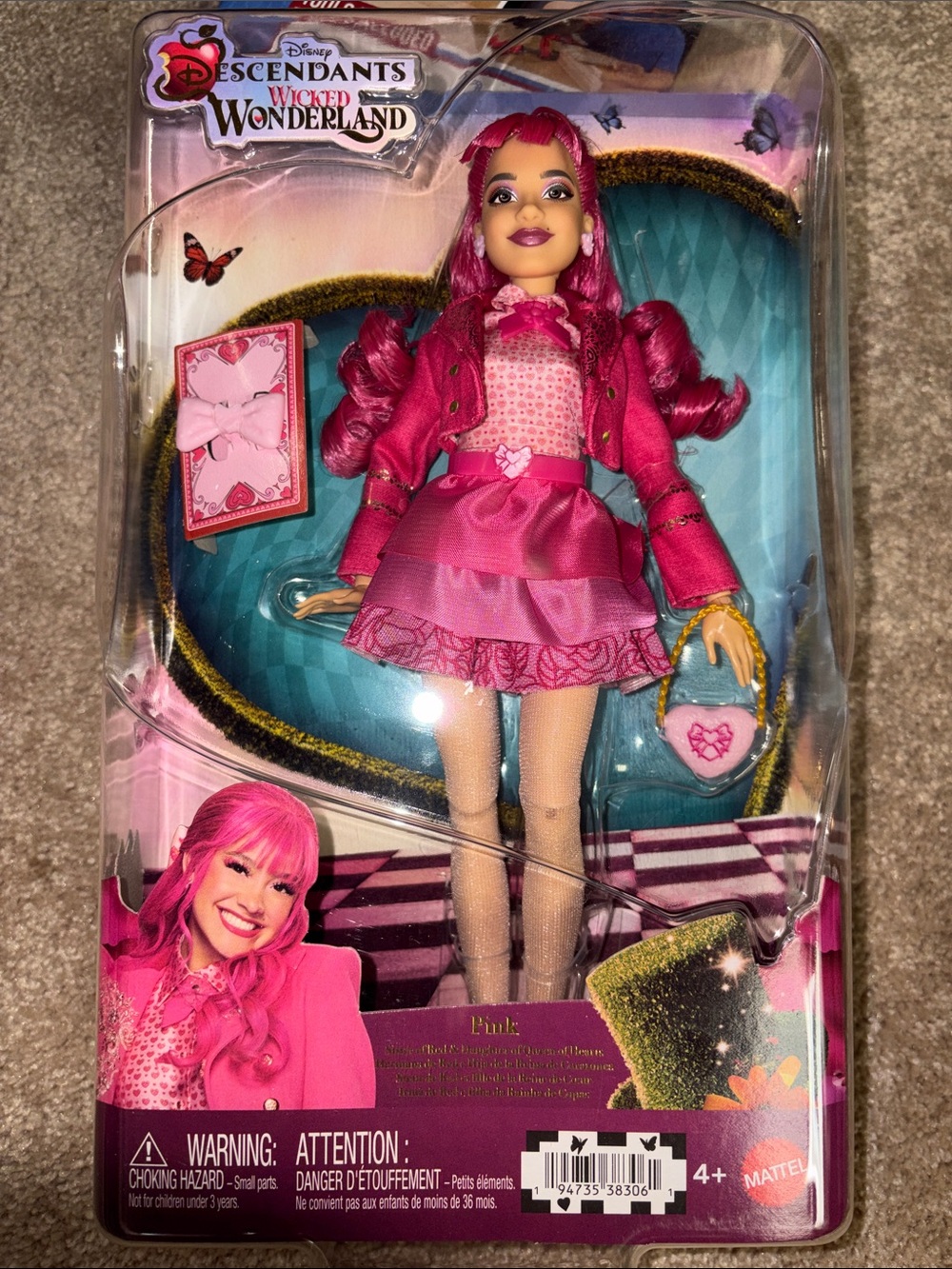 Disney Descendants Wicked Wonderland Pink Fashion Doll with Hot Pink Outfit